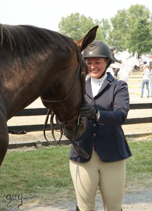 VFE Simply Stunning ridden by owner Mandy Steinhoff, Jumpers Upperville Colt and Horse Show