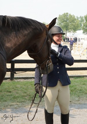 VFE Simply Stunning ridden by owner Mandy Steinhoff, Jumpers Upperville Colt and Horse Show